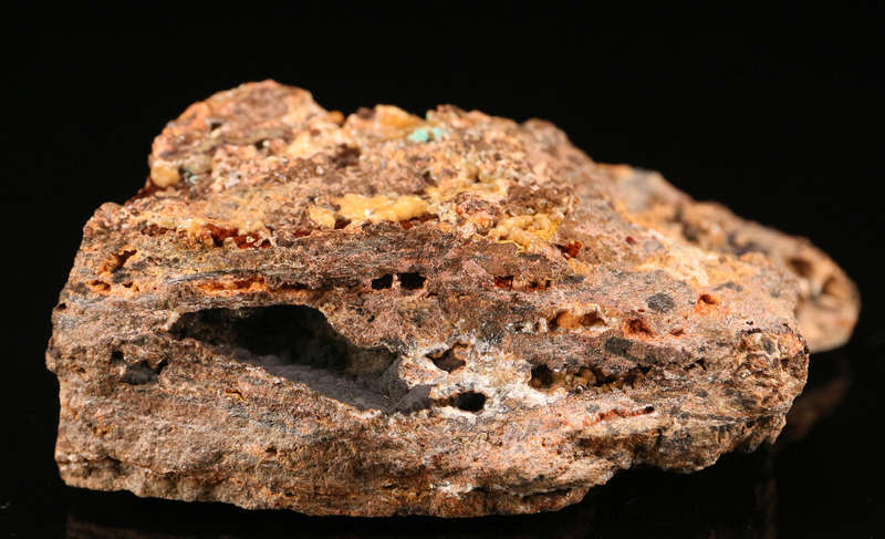 Smithsonite on Matrix, Rosh Pinah Mine, Namibia