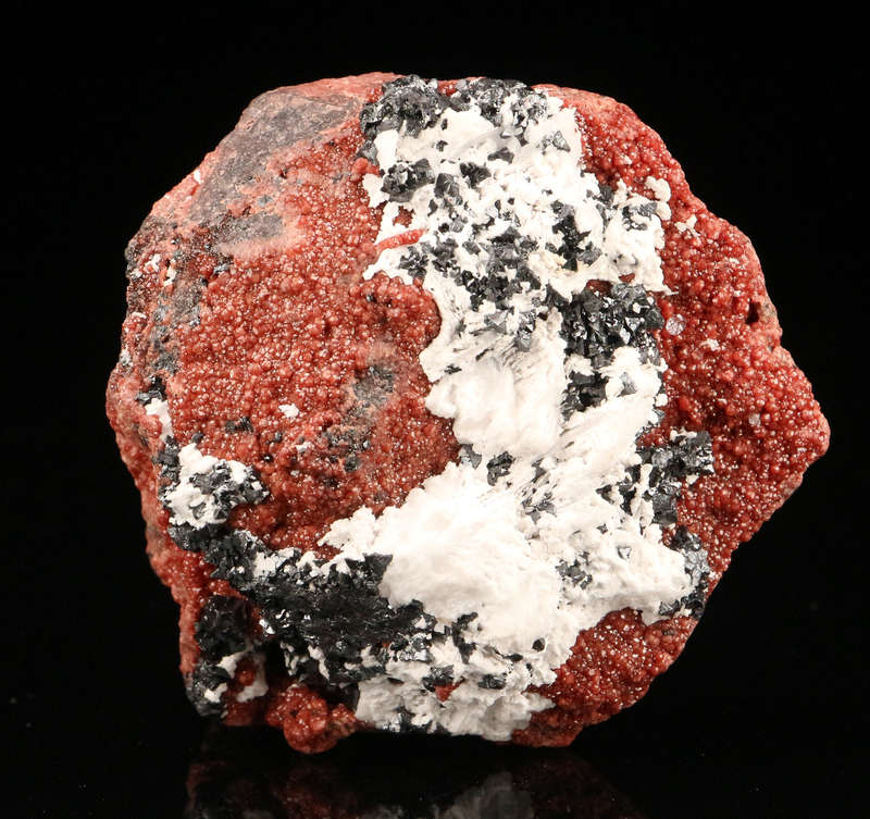Hausmannite, Andradite on Matrix,"N'Chwaning II Mine, Kalahari Manganese Field, Northern Cape, South