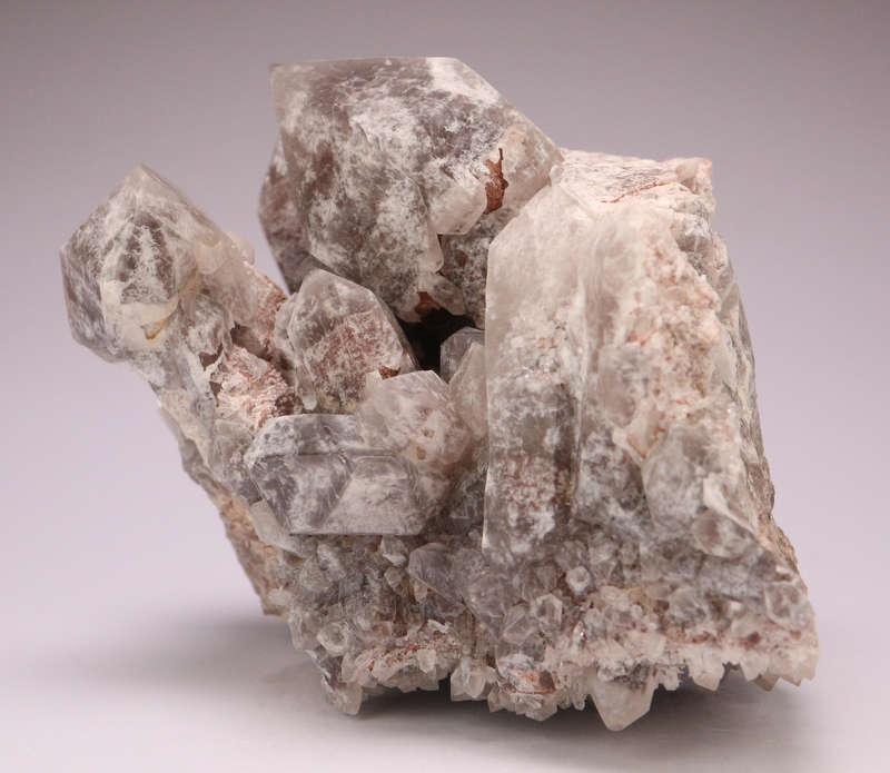 Hematite in Quartz Cluster, Orange River Area, Northern Cape, South Africa