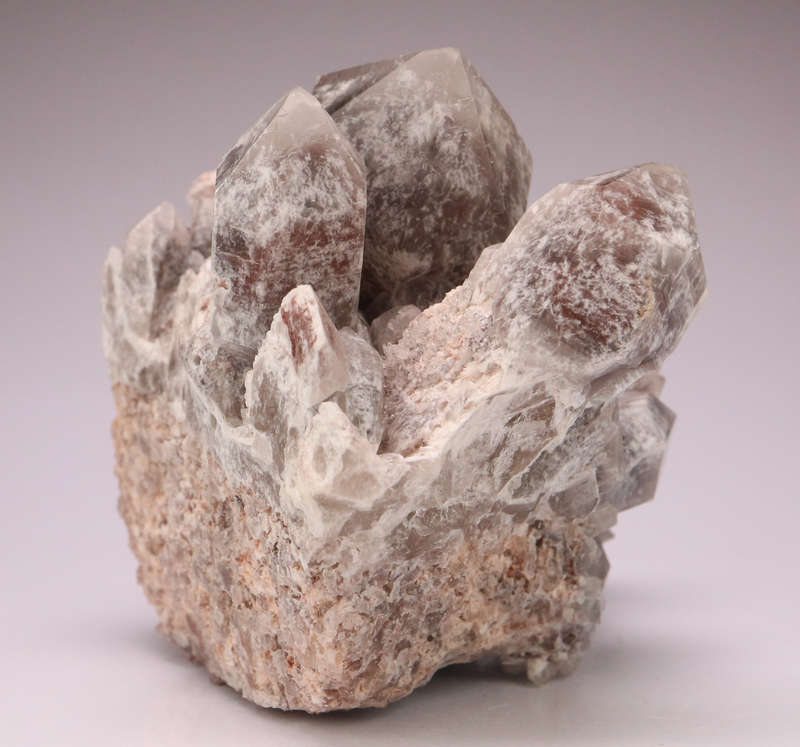 Hematite in Quartz Cluster, Orange River Area, Northern Cape, South Africa