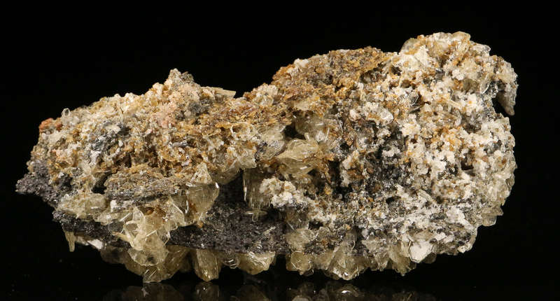 Rhodochrosite on Matrix, "N'Chwaning II Mine, Kalahari Manganese Field, Northern Cape, South Africa.