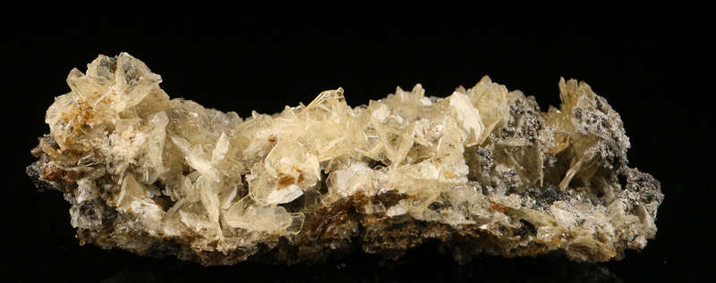 Rhodochrosite on Matrix, "N'Chwaning II Mine, Kalahari Manganese Field, Northern Cape, South Africa.