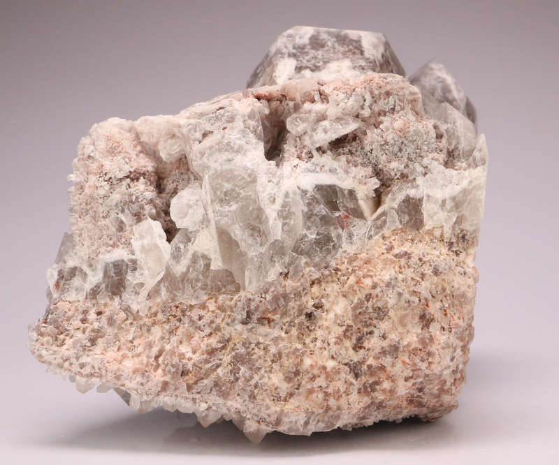 Hematite in Quartz Cluster, Orange River Area, Northern Cape, South Africa