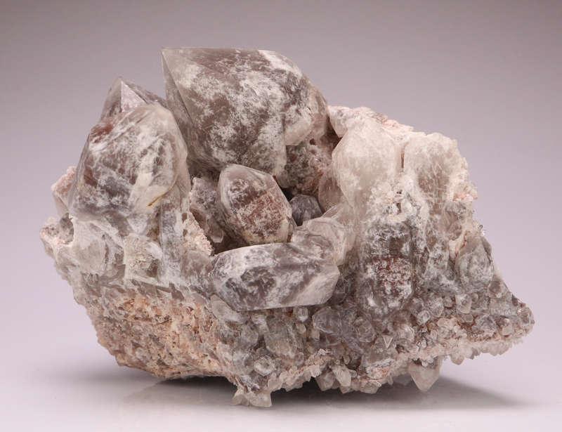 Hematite in Quartz Cluster, Orange River Area, Northern Cape, South Africa