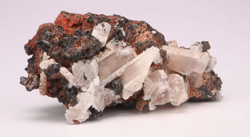 Baryte, Andradite and Hausmannite Cluster, N'Chwaning II, Northern Cape, South Africa