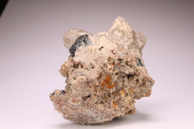 Black Tourmaline on Quartz Cluster, Erongo Mnt Region, Namibia