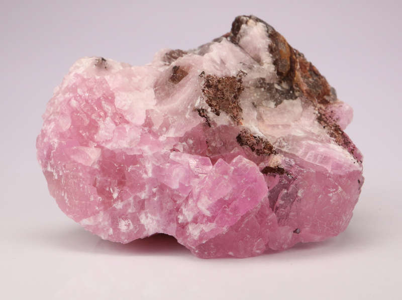 Cobaltoan Calcite on Matrix, Mashamba West Mine, DRC