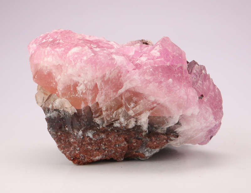 Cobaltoan Calcite on Matrix, Mashamba West Mine, DRC