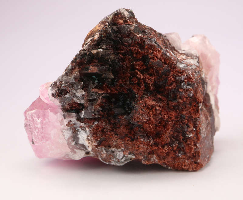 Cobaltoan Calcite on Matrix, Mashamba West Mine, DRC