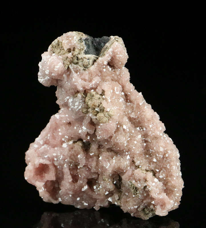 Rhodochrosite on Matrix,"N'Chwaning II Mine, Kalahari Manganese Field, Northern Cape, South Africa.
