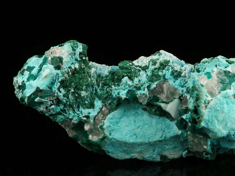 Malachite, Dioptase & Chrysocolla, Tenke Fungurume, DR Congo