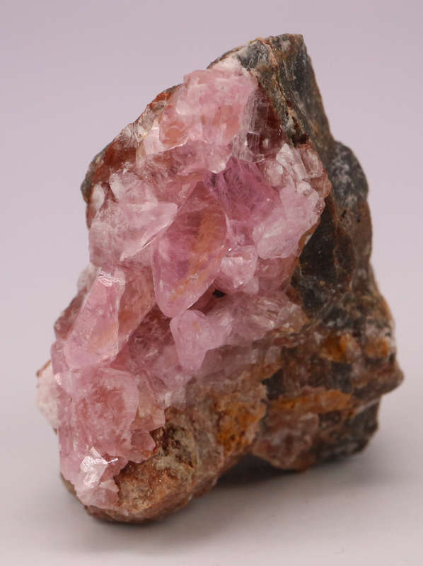 Cobaltoan Calcite on Matrix, Mashamba West Mine, DRC
