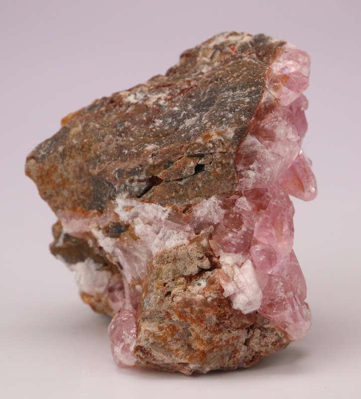 Cobaltoan Calcite on Matrix, Mashamba West Mine, DRC