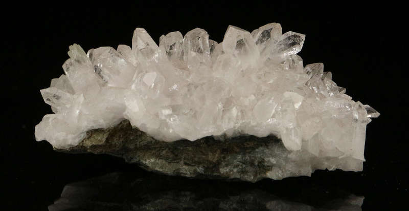Prehnite on Quartz Cluster, Gobobosebberge Mnt, Namibia