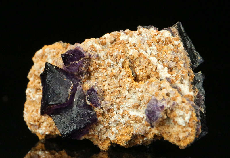 Grape Jelly Fluorite on Matrix, Damaraland, Palmwag, Erongo, Namibia