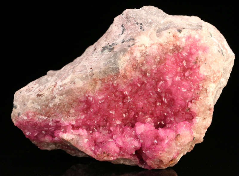 Cobaltoan Calcite on Matrix, Kakanda deposit, Lubudi, Lualaba, DR Congo
