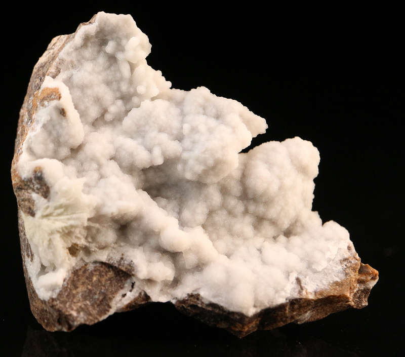 Quartz on Smithsonite, Skorpion Mine, Karas Region, Namibia