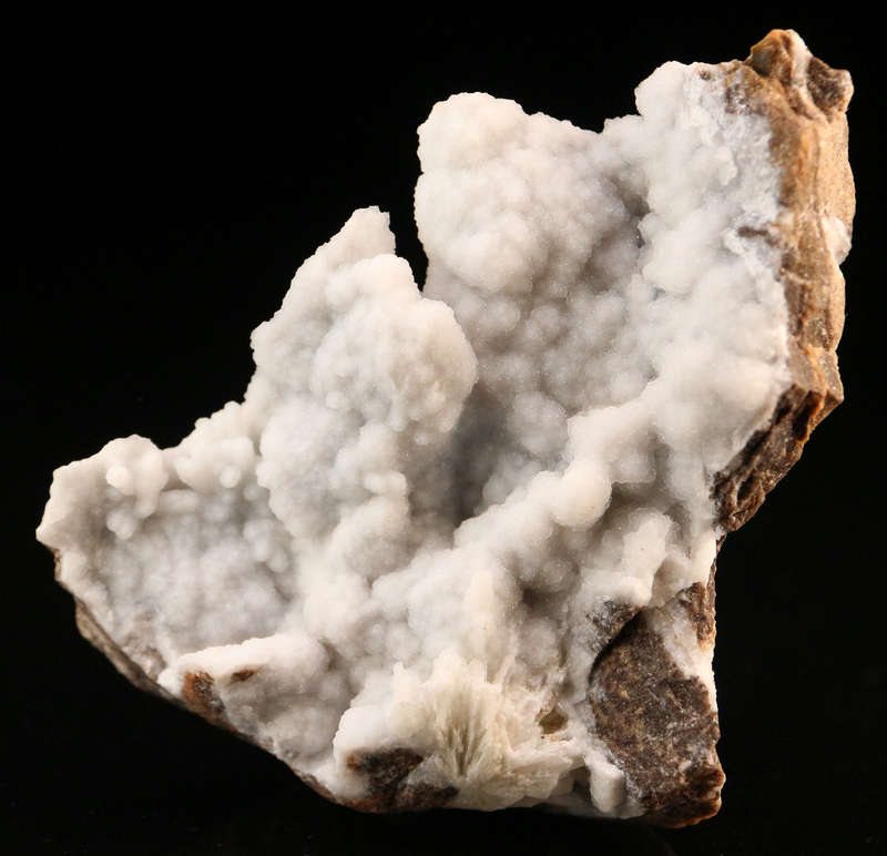 Quartz on Smithsonite, Skorpion Mine, Karas Region, Namibia