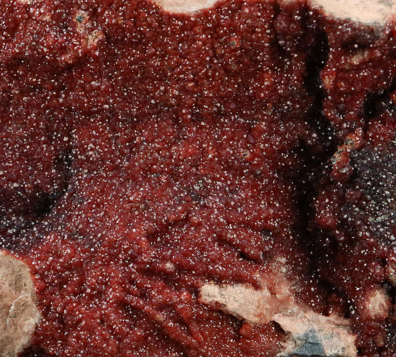 Andradite on Matrix, "N'Chwaning II Mine, Kalahari Manganese Field, Northern Cape, South Africa. "