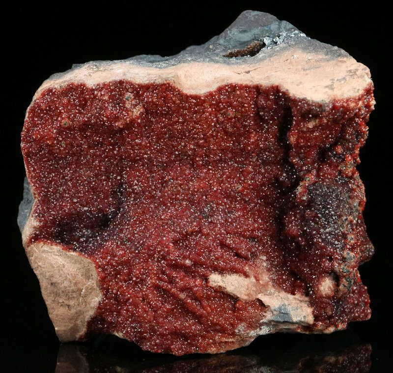 Andradite on Matrix, "N'Chwaning II Mine, Kalahari Manganese Field, Northern Cape, South Africa. "