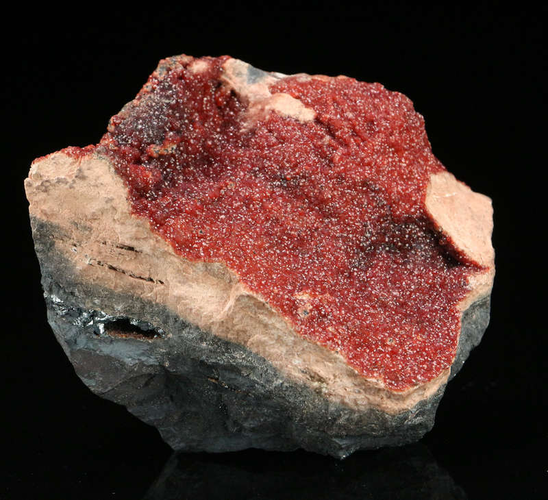 Andradite on Matrix, "N'Chwaning II Mine, Kalahari Manganese Field, Northern Cape, South Africa. "