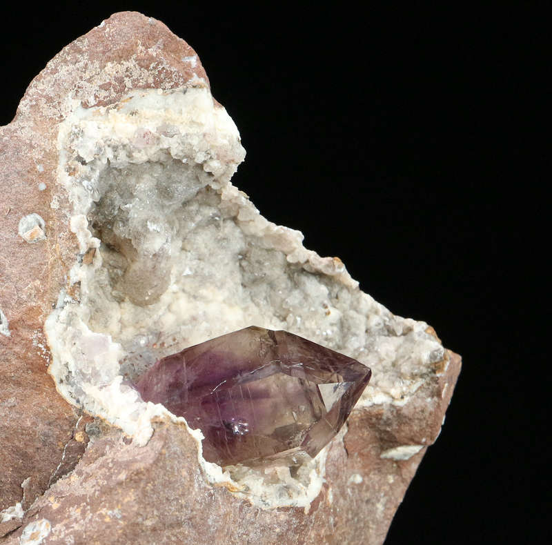 Amethyst Quartz on Matrix, Gobobosebberge Mnt, Namibia