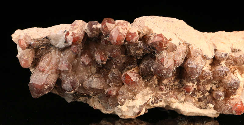 Red Hematite incl Quartz Cluster, Orange River Area, Northern Cape, South Africa