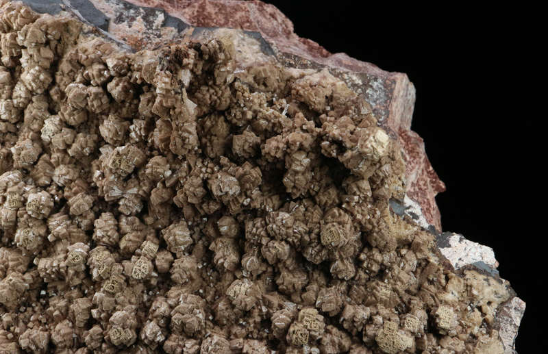Olmiite on Matrix, "N'Chwaning II Mine, Kalahari Manganese Field, Northern Cape, South Africa. "