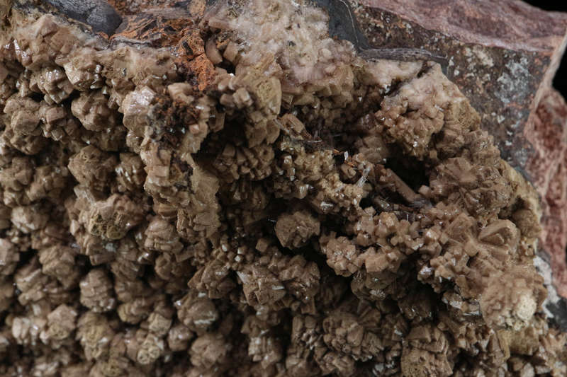 Olmiite on Matrix, "N'Chwaning II Mine, Kalahari Manganese Field, Northern Cape, South Africa. "