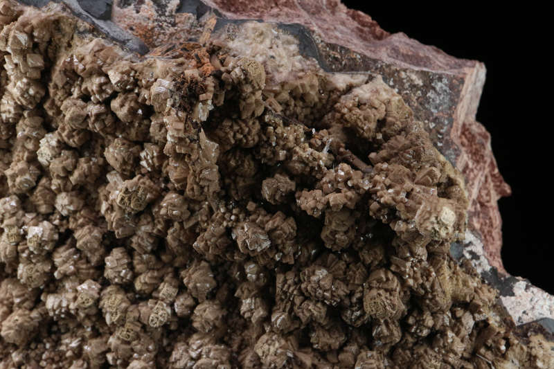 Olmiite on Matrix, "N'Chwaning II Mine, Kalahari Manganese Field, Northern Cape, South Africa. "