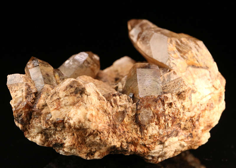 Andradite on Hematite Cluster, N'Chwaning II, Northern Cape, South Africa