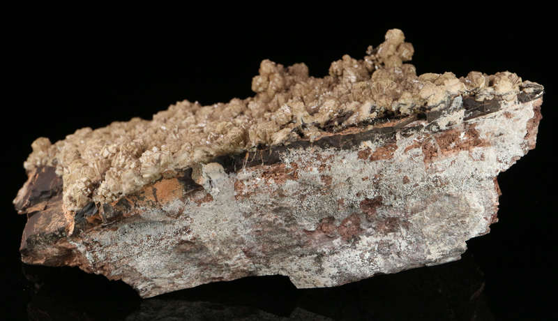 Olmiite on Matrix, "N'Chwaning II Mine, Kalahari Manganese Field, Northern Cape, South Africa. "