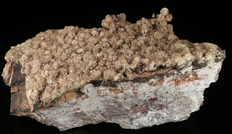 Olmiite on Matrix, "N'Chwaning II Mine, Kalahari Manganese Field, Northern Cape, South Africa. "