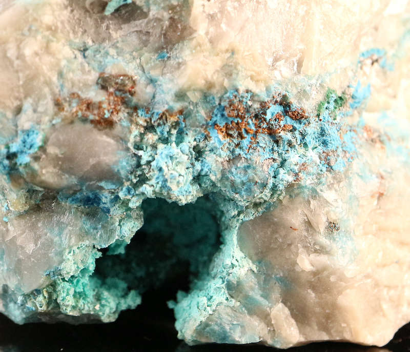 Plancheite, Malachite on Matrix, Kaokoveld Region, Namibia