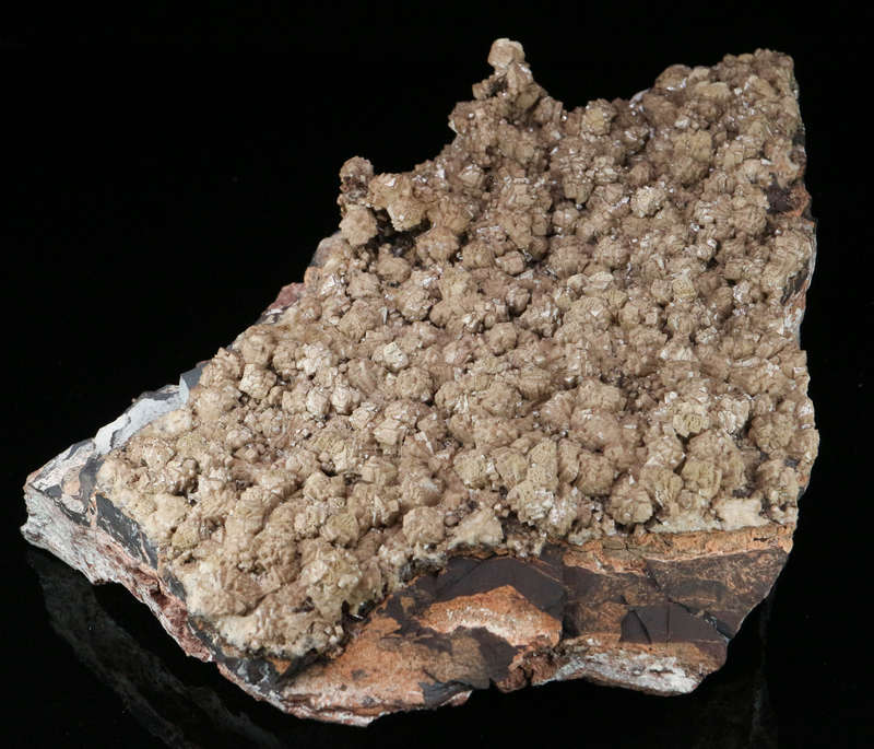 Olmiite on Matrix, "N'Chwaning II Mine, Kalahari Manganese Field, Northern Cape, South Africa. "