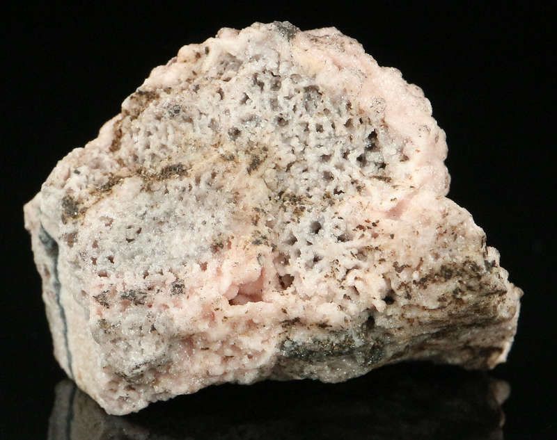 Rhodochrosite on Matrix,"N'Chwaning II Mine, Kalahari Manganese Field, Northern Cape, South Africa "