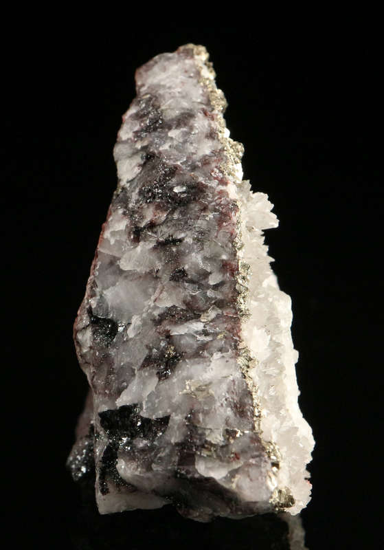 Calcite & Pyrite on Matrix,"N'Chwaning II Mine, Kalahari Manganese Field, Northern Cape, South Afric