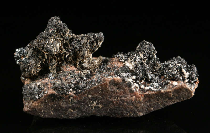 Hausmannite & Hematite on Matrix,"N'Chwaning II Mine, Kalahari Manganese Field, Northern Cape, South