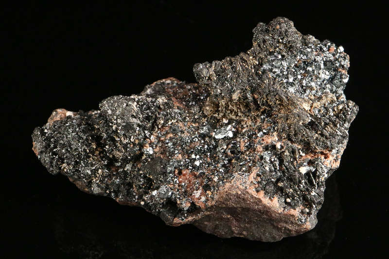 Hausmannite & Hematite on Matrix,"N'Chwaning II Mine, Kalahari Manganese Field, Northern Cape, South