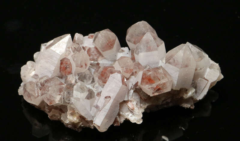 Red Hematite incl Quartz Cluster, Orange River Area, Northern Cape, South Africa