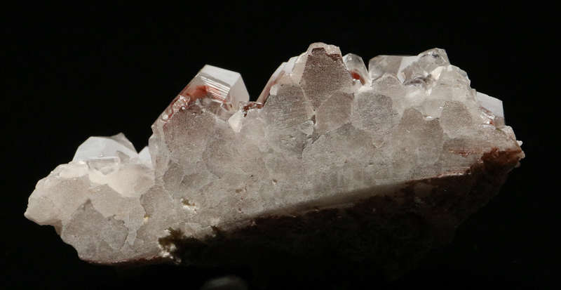 Red Hematite incl Quartz Cluster, Orange River Area, Northern Cape, South Africa