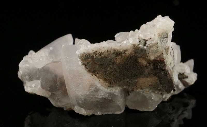 Calcite on Matrix, "N'Chwaning II Mine, Kalahari Manganese Field, Northern Cape, South Africa. "