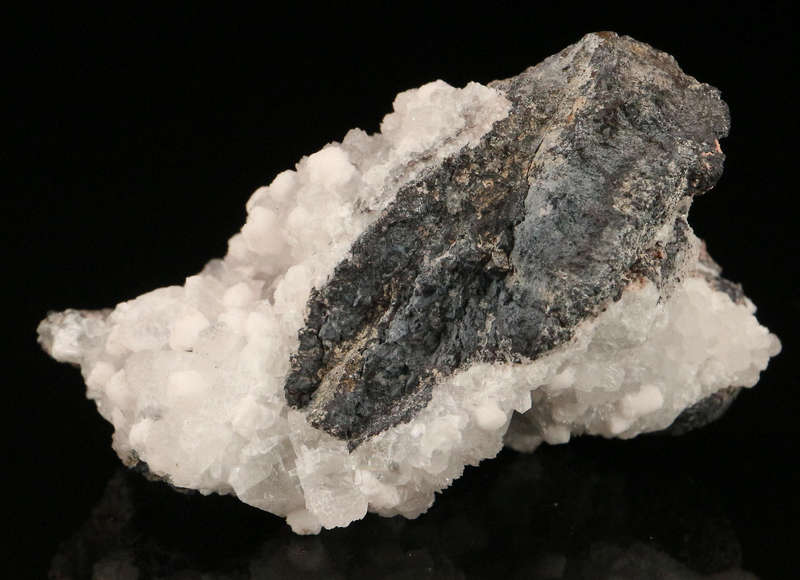 Calcite on Calcite on Matrix,"N'Chwaning II Mine, Kalahari Manganese Field, Northern Cape, South Afr