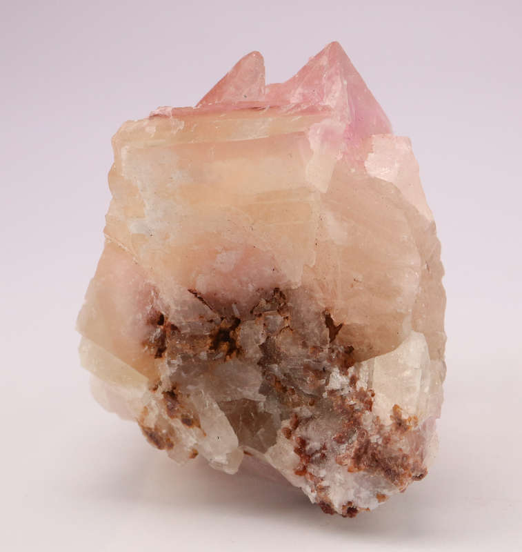Cobaltoan Calcite on Calcite, Mashamba West Mine, DRC