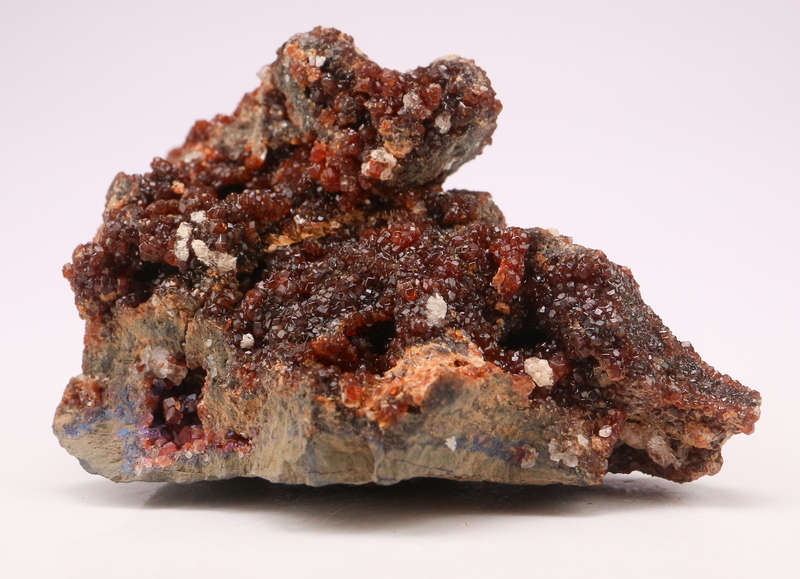 Calcite on Andradite, Wessels Mine, Northern Cape, South Africa