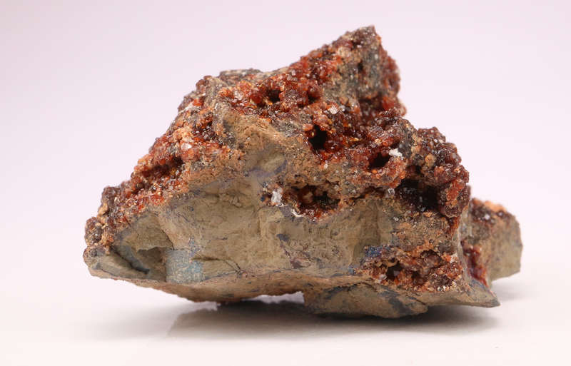 Calcite on Andradite, Wessels Mine, Northern Cape, South Africa