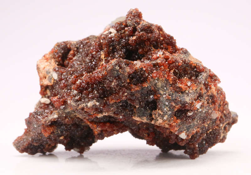 Calcite on Andradite, Wessels Mine, Northern Cape, South Africa