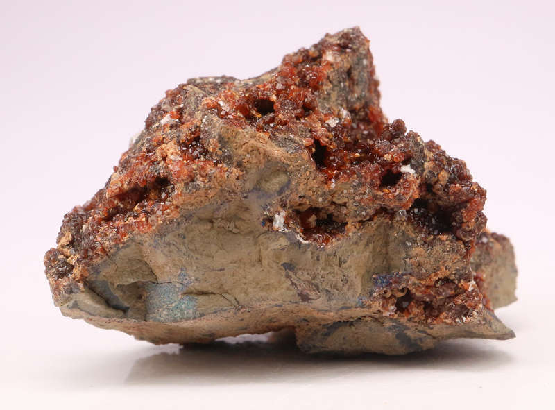 Calcite on Andradite, Wessels Mine, Northern Cape, South Africa