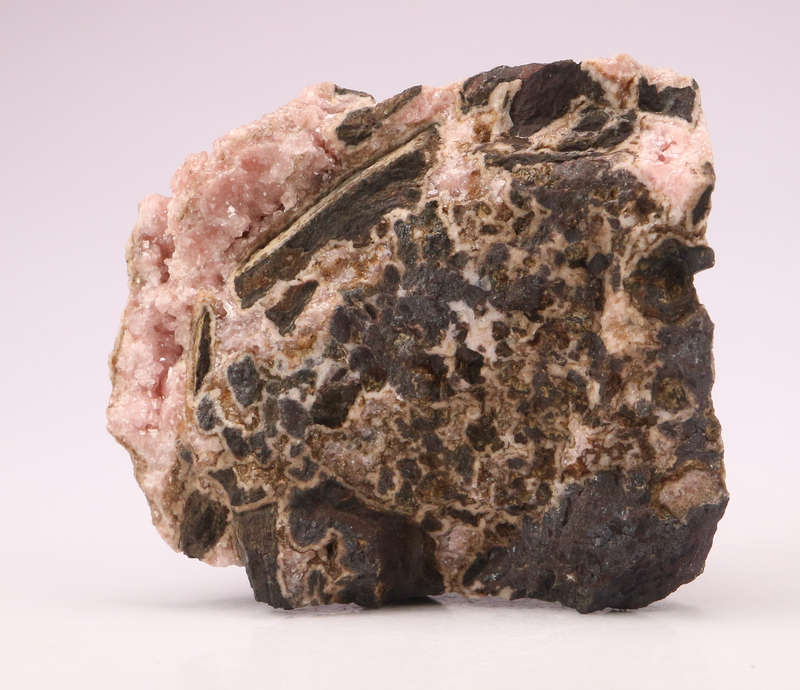Rhodochrosite on Matrix, N'Chwaning II, Northern Cape, South Africa