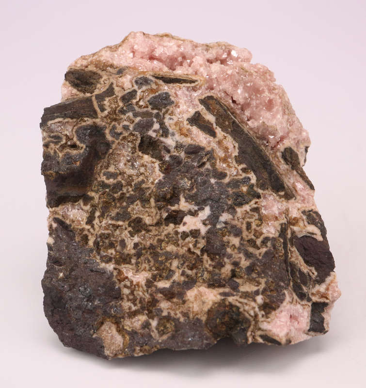 Rhodochrosite on Matrix, N'Chwaning II, Northern Cape, South Africa
